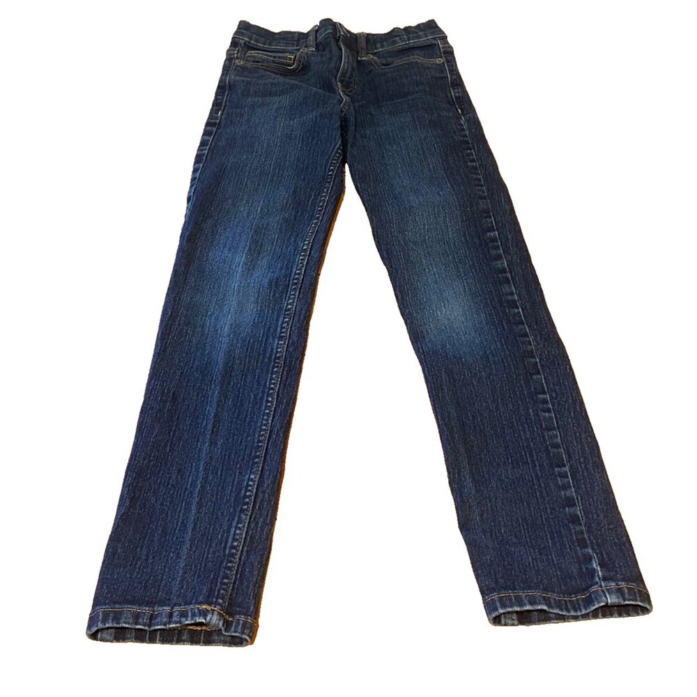 True Craft Skinny Jeans Dark Wash Boys Size 10 Adjustable Waist Pants